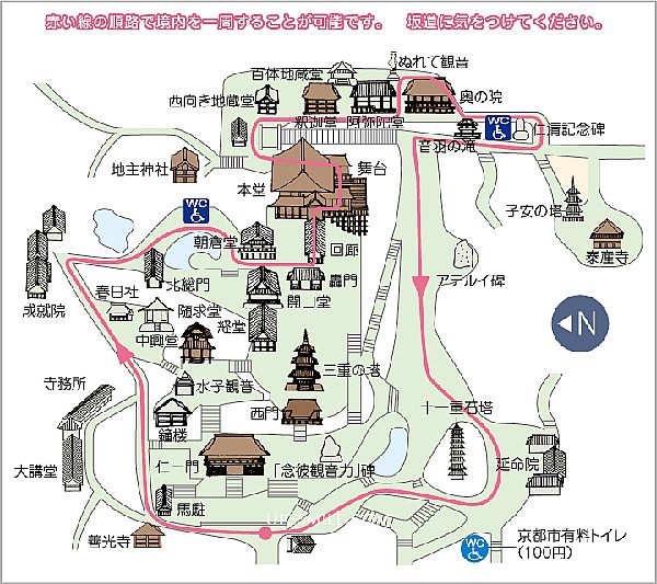 清水寺地圖