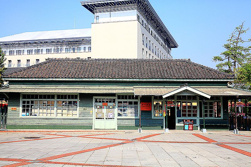 北門驛、北門車站，萍子推薦嘉義景點森林鐵路蒸汽小火車的起點，火車迷不可錯過美麗車站