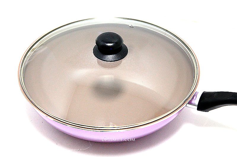 固鋼Mama Cook香檳紫陶瓷不沾鍋具組-炒鍋+平底鍋（沒圖），萍子推薦時尚繽紛紫不沾鍋