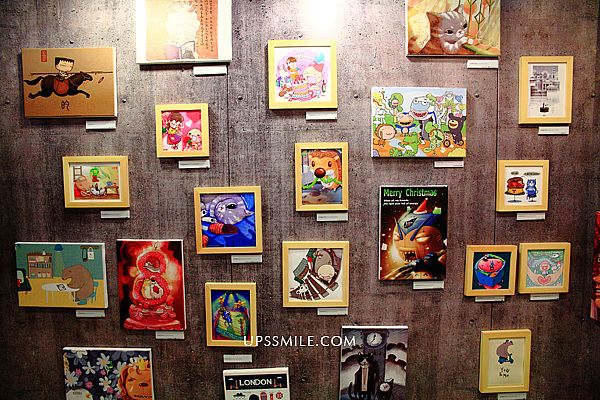 展覽 亞洲插畫祭，一起走進藝術家的創意世界，在華山1914文化創意園區展出 @upssmile向上的微笑萍子 旅食設影