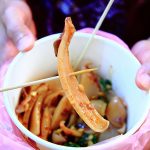 即時熱門文章：饒河夜市必吃美食攻略-加賀魷魚大王燙魷魚，萍子受採訪推薦饒河夜市必吃美食，庶民美食， Roahe Street Night Marke Squid