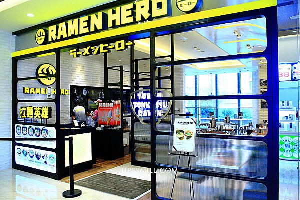 日本拉麵RAMEN HERO拉麵英雄（已歇業），日本來台拉麵在2015.11/5開幕的微風信義4F飄香，三田製麵所 @upssmile向上的微笑萍子 旅食設影