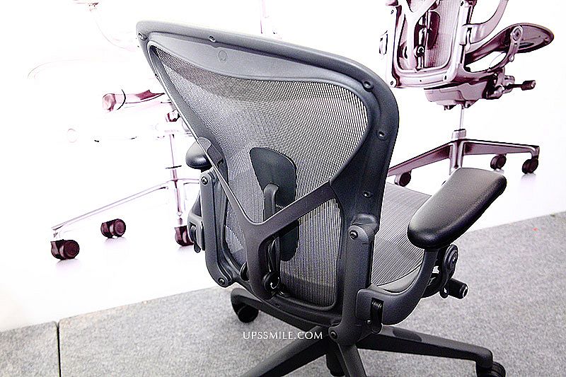 頂級人體工學椅NEW AERON新品體驗，萍子推薦Herman Miller Aeron辦公椅 經典再進化 @upssmile向上的微笑萍子 旅食設影