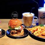 即時熱門文章：台北大安區Take Out Burger&Cafe美式漢堡，萍子推薦六張犁捷運站、通化街美食，工業風美式餐廳，通化夜市，特製漢堡，信義區美食