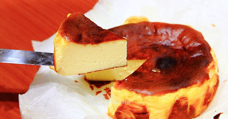 【甜點食譜】巴斯克乳酪蛋糕食譜，超簡單DIY巴斯克乳酪蛋糕6吋作法，2019年紐約時報年度甜品，表皮焦香內餡起司香，冰過更好吃