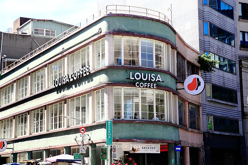 Louisa Coffee路易莎咖啡建成圓環門市，全台最美的路易莎咖啡廳，台灣傳統老屋再生咖啡館，台北不限時插電咖啡館
