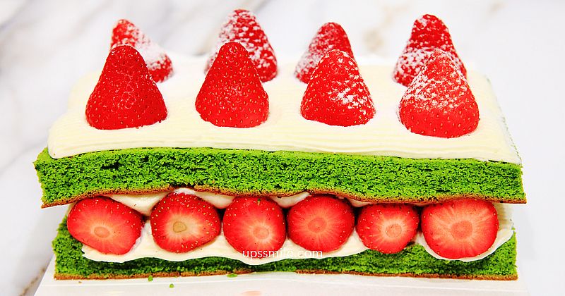 台北士林 宣原蛋糕專賣店，浮誇超人氣排隊士林甜點推薦，有錢排隊也吃不到，新鮮現做草莓蛋糕，原味雙層草莓蛋糕450元、抹茶雙層草莓蛋糕580元
