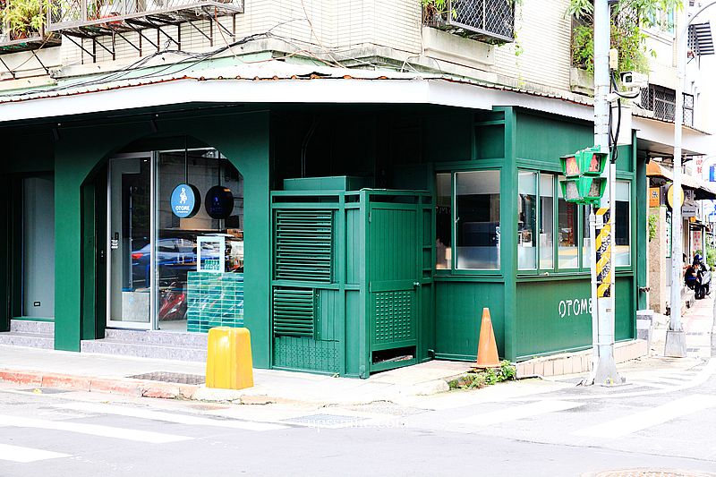 台北大安區咖啡館 OTOME Café，復古綠歐風咖啡館，自家烘焙咖啡豆，外帶咖啡店