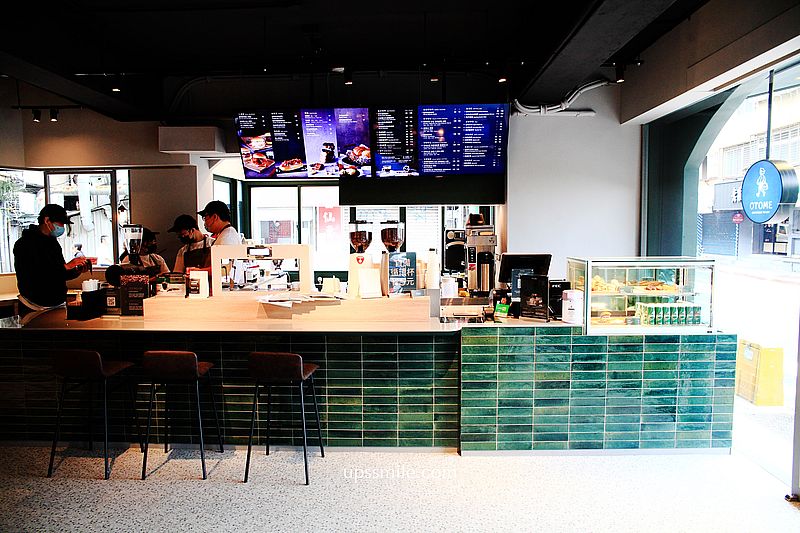 台北大安區咖啡館 OTOME Café，復古綠歐風咖啡館，自家烘焙咖啡豆，外帶咖啡店