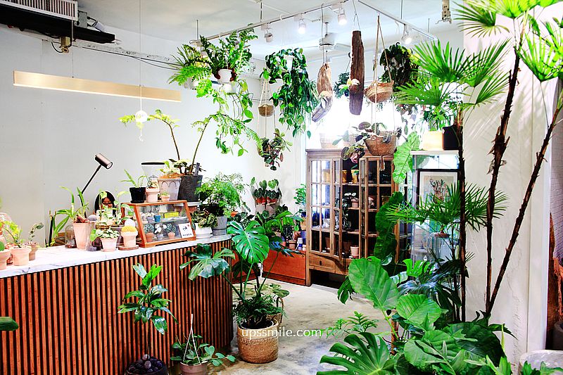 慕日森林，信義區韓風森林系咖啡廳，複合式植栽花藝選物店，台北不限時咖啡館 @upssmile向上的微笑萍子 旅食設影
