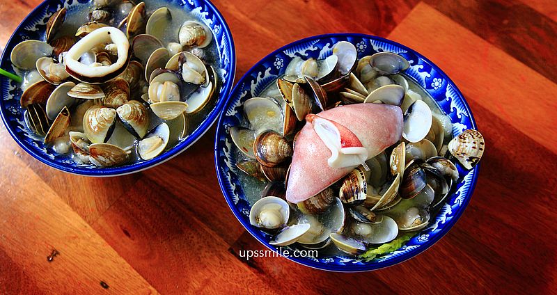 【桃園中壢美食】好滋味麵館，超浮誇蛤蠣山海鮮麵120元，桃園中壢海鮮麵，桃園在地人推薦美食，中壢麵店推薦 @upssmile向上的微笑萍子 旅食設影