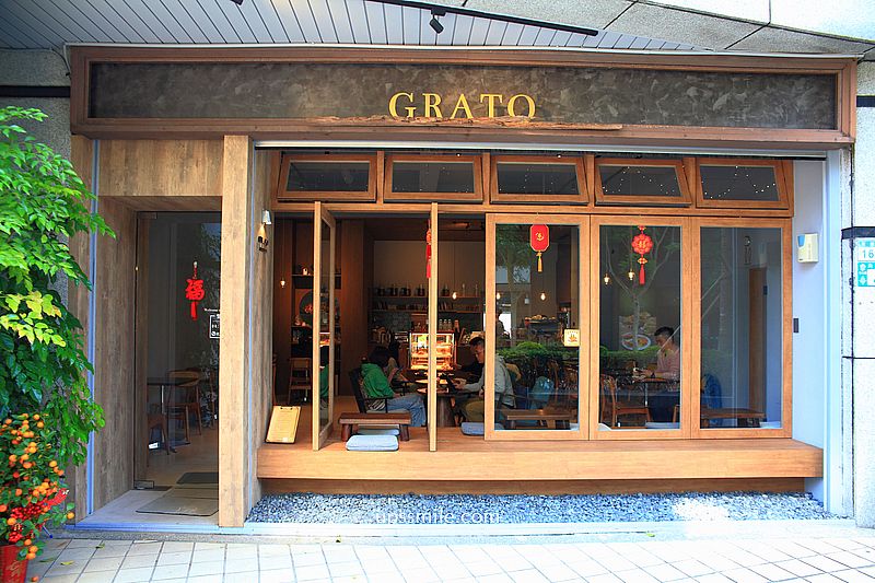 Grato Coffee 林口日式咖啡廳，大片窗景臥榻式座位好吸睛，住宅一樓林口網美咖啡廳，林口三井咖啡廳