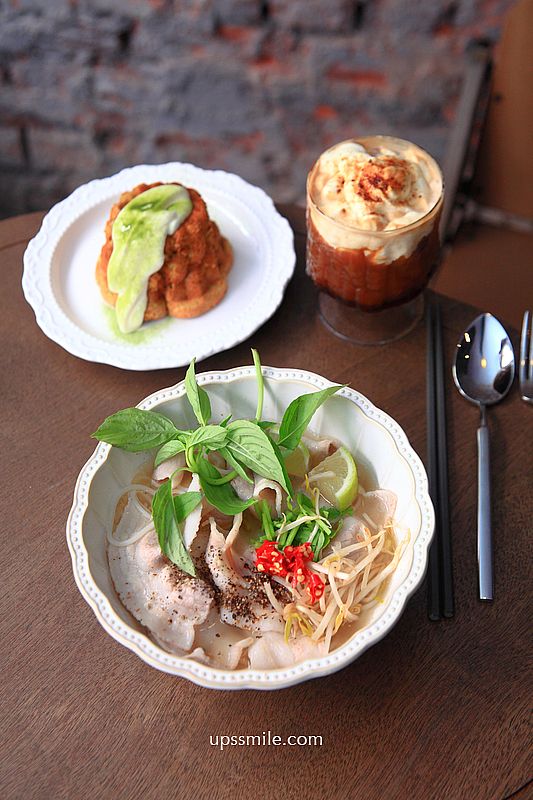 BéVive 越式咖啡廳，捷運忠孝新生站老宅越式咖啡廳，必點香蘭戚風蛋糕、越式豬肉河粉