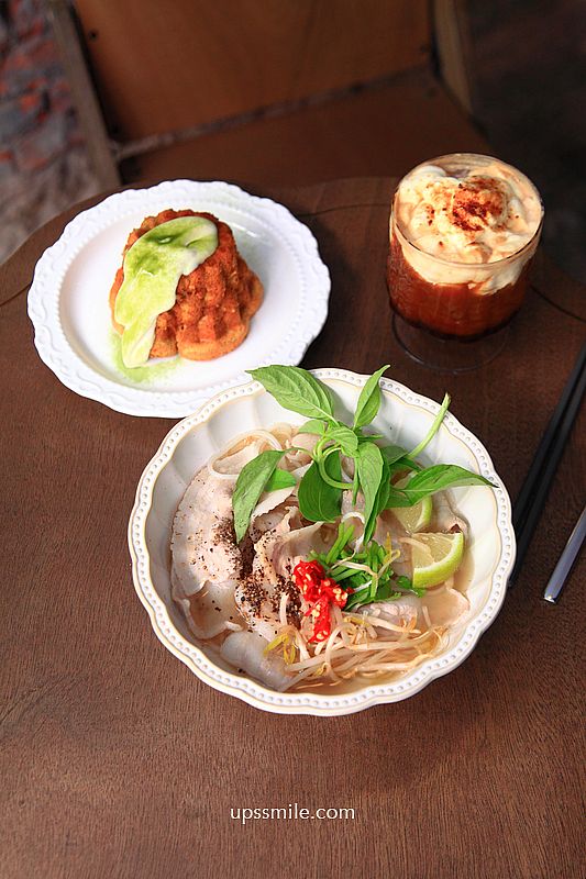 BéVive 越式咖啡廳，捷運忠孝新生站老宅越式咖啡廳，必點香蘭戚風蛋糕、越式豬肉河粉