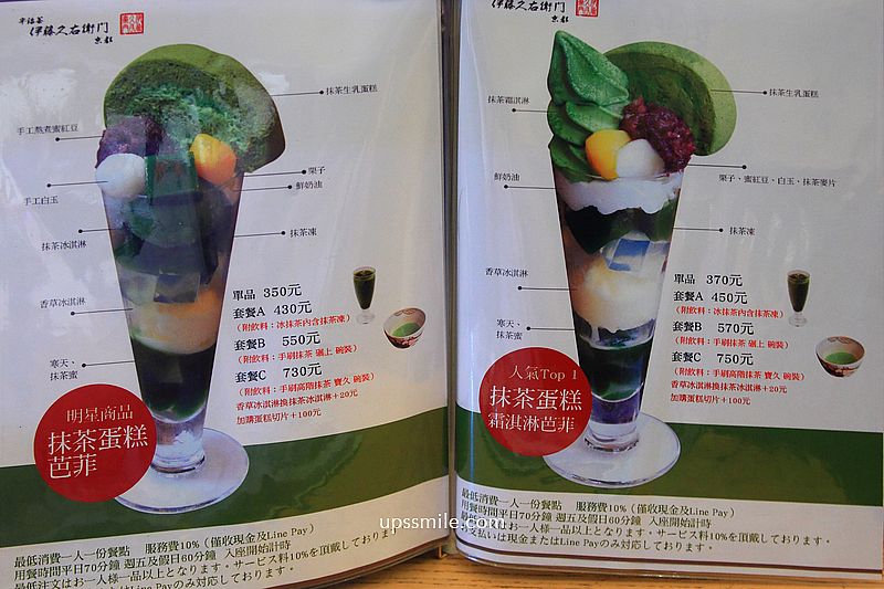 京都伊藤久右衛門中山直營店，捷運中山站抹茶專賣店，台北抹茶推薦