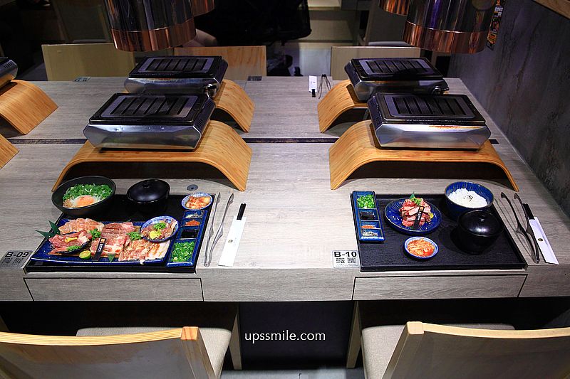 燒肉Smile臺中景賢店，台中北屯區美食，台中北屯日式個人式燒肉餐廳，沙拉自助吧飲料吃到飽