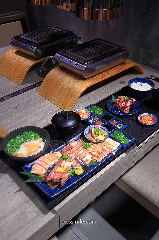 燒肉Smile臺中景賢店，台中北屯區美食，台中北屯日式個人式燒肉餐廳，沙拉自助吧飲料吃到飽