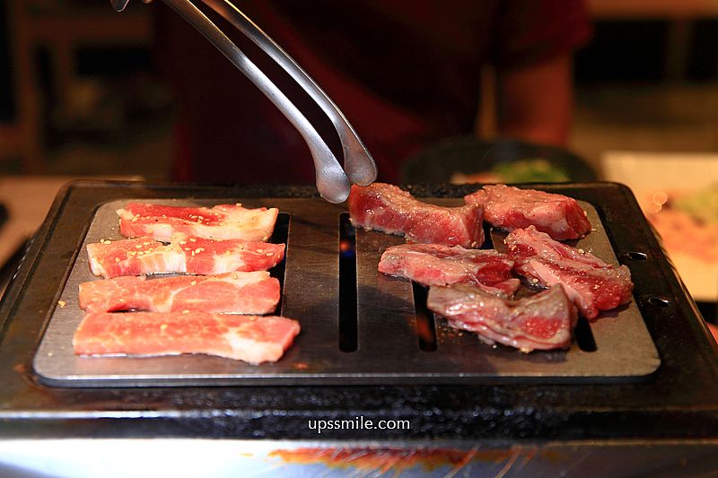 燒肉Smile臺中景賢店，台中北屯區美食，台中北屯日式個人式燒肉餐廳，沙拉自助吧飲料吃到飽