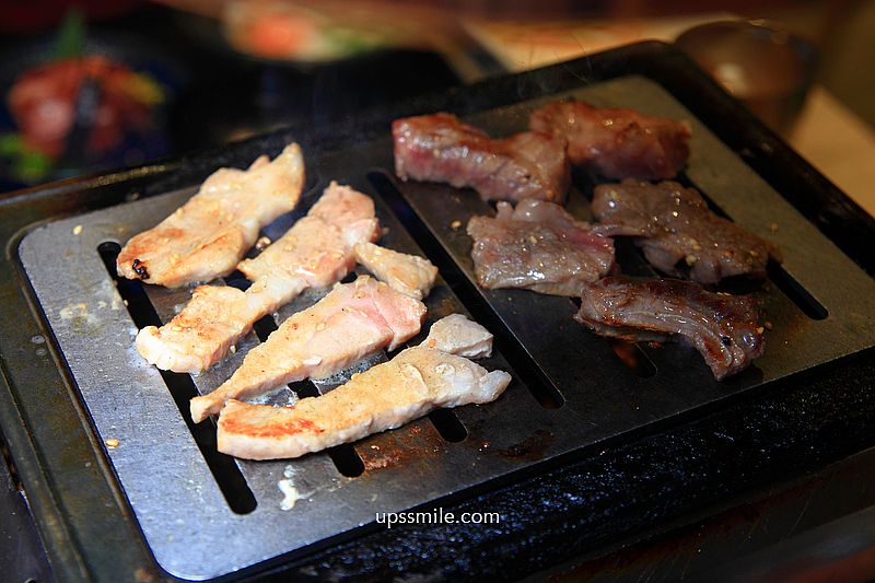 燒肉Smile臺中景賢店，台中北屯區美食，台中北屯日式個人式燒肉餐廳，沙拉自助吧飲料吃到飽