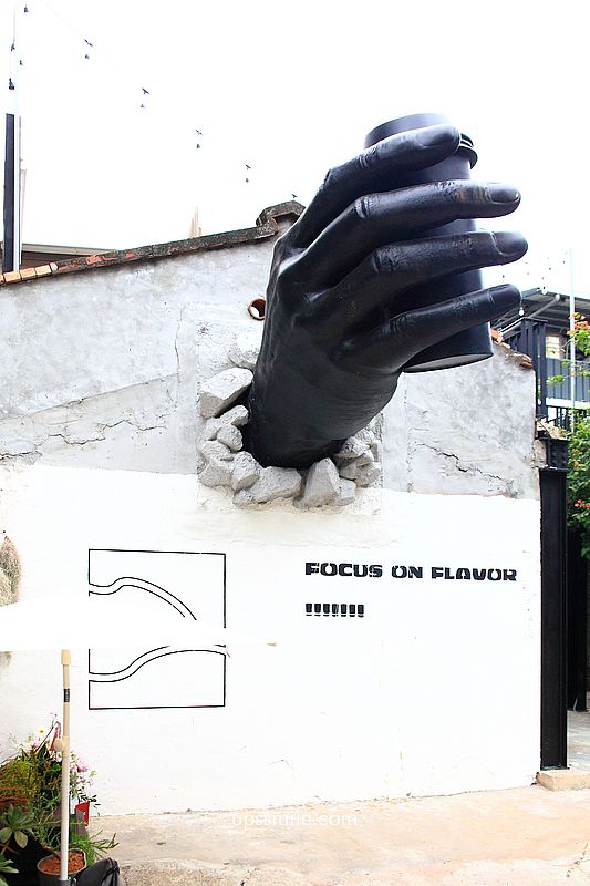 Focus on flavor 2 中壢，牆裡伸出巨大黑手咖啡廳，中原大學咖啡廳，桃園秘境風格咖啡廳，中壢咖啡廳推薦