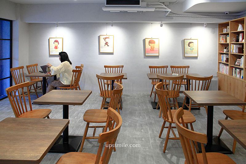 橙花雜貨店，捷運六張犁站咖啡廳平日不限時，奈良美智與雜貨文具手帳空間，好吃簡餐套餐