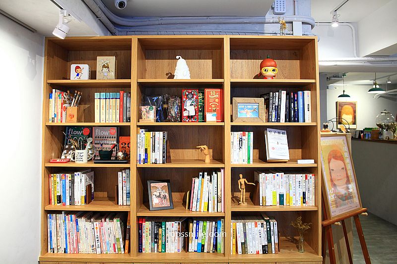橙花雜貨店，捷運六張犁站咖啡廳平日不限時，奈良美智與雜貨文具手帳空間，好吃簡餐套餐