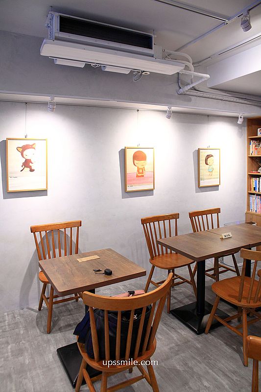 橙花雜貨店，捷運六張犁站咖啡廳平日不限時，奈良美智與雜貨文具手帳空間，好吃簡餐套餐