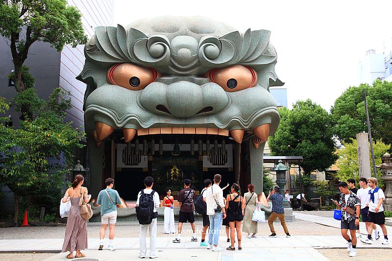 【日本大阪景點】難波八阪神社,令人震撼巨無霸獅子殿,招來好運氣神社 【日本大阪景點】難波八阪神社,令人震撼巨無霸獅子殿,招來好運氣神社