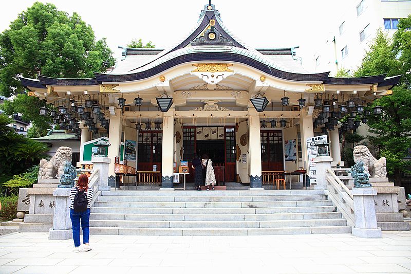 【日本大阪景點】難波八阪神社,令人震撼巨無霸獅子殿,招來好運氣神社 【日本大阪景點】難波八阪神社,令人震撼巨無霸獅子殿,招來好運氣神社