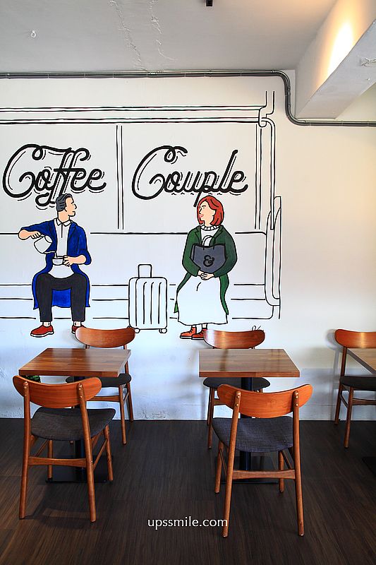 Coffee and Couple 士林站自家烘焙咖啡廳，日式街邊風格工業風咖啡廳，士林肉桂捲推薦