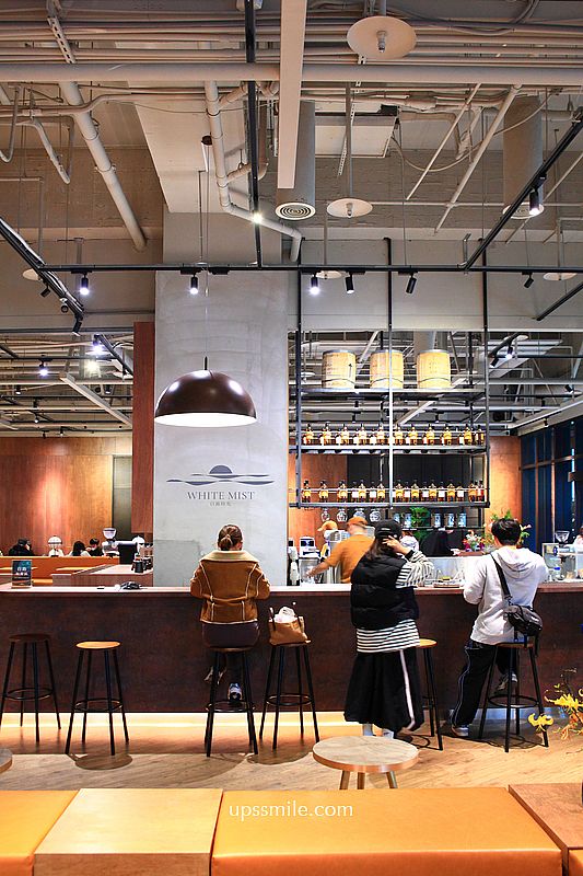 White Mist白霧時光新板傑仕堡門市，路易莎旗下新品牌，200坪複合式空間不限時早午餐咖啡廳