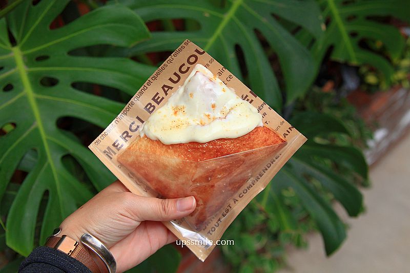 NanBoo南部人製菓，台中老宅爆漿卡士達法式千層酥，庭院有法式金屬餐車