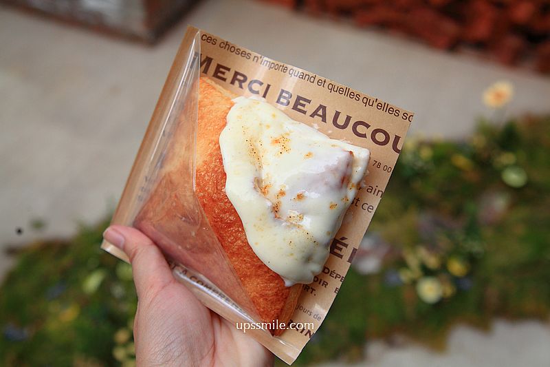 NanBoo南部人製菓，台中老宅爆漿卡士達法式千層酥，庭院有法式金屬餐車