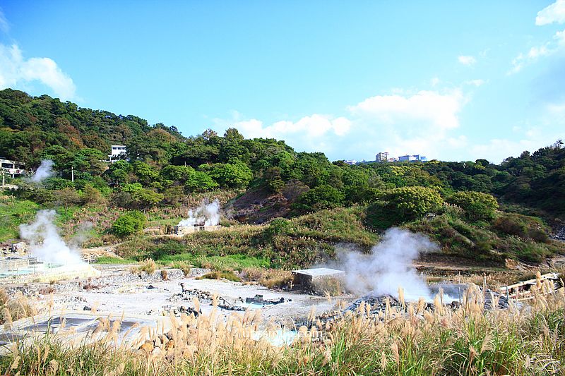 台北北投景點【硫磺谷遊憩區】北投免費泡腳，免門票硫磺谷溫泉泡腳池