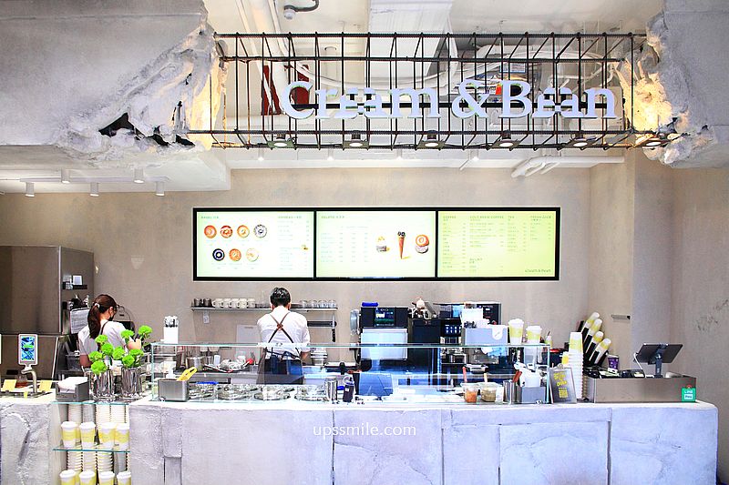 Cream & Bean承德南西店，台北羅馬風咖啡廳新開幕，捷運雙連站貝果早午餐咖啡廳