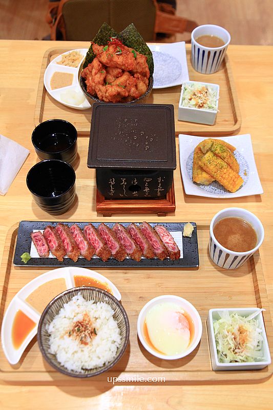 台中北屯美食【嵐山熟成牛かつ專売北屯昌平店】台中日式炸牛排浮誇系爆量丼飯