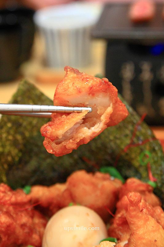 台中北屯美食【嵐山熟成牛かつ專売北屯昌平店】台中日式炸牛排浮誇系爆量丼飯