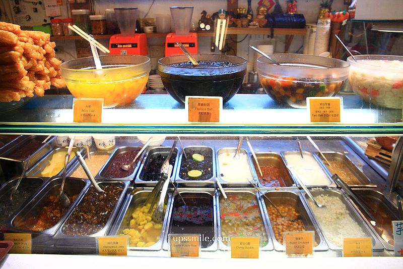 北投美食【水龜伯古早味】必吃招牌黑糖燒麻糬與鮮奶嫩豆花、黑米八寶冰