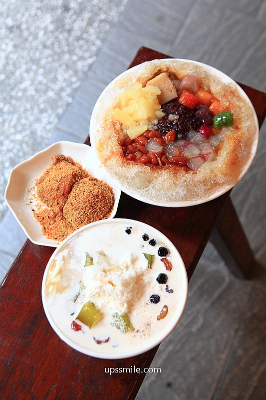 北投美食【水龜伯古早味】必吃招牌黑糖燒麻糬與鮮奶嫩豆花、黑米八寶冰