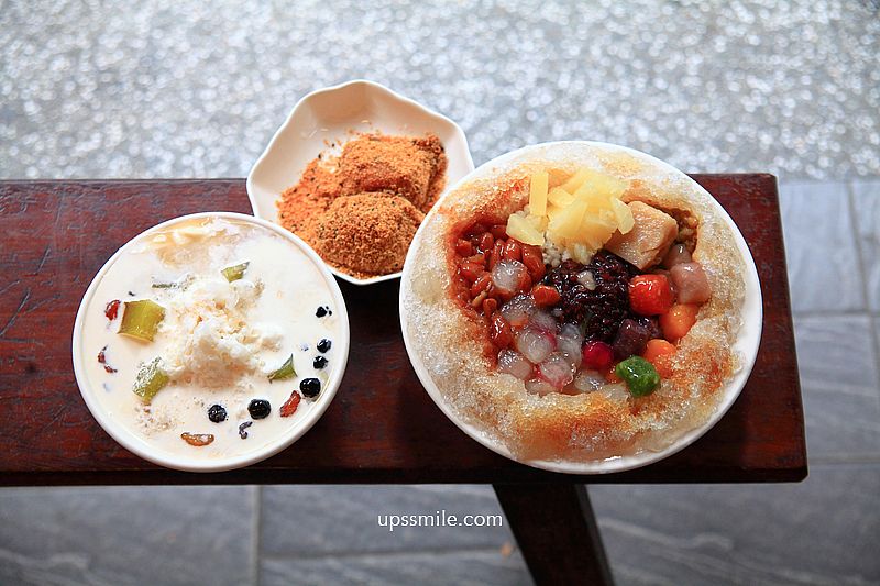 北投美食【水龜伯古早味】必吃招牌黑糖燒麻糬與鮮奶嫩豆花、黑米八寶冰
