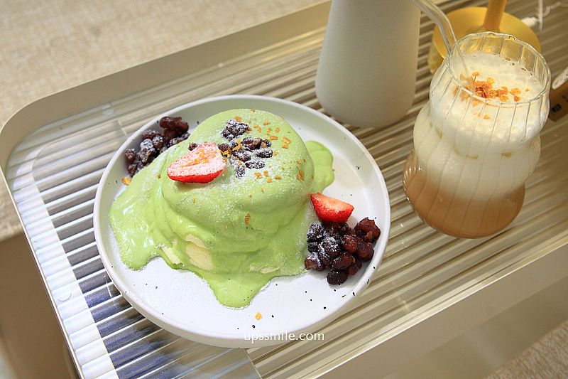 板橋甜點【囍甜日式舒芙蕾專賣店】板橋車站咖啡廳，純白老宅網美氛圍