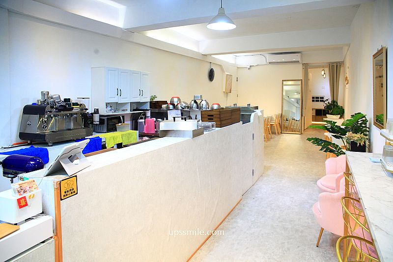 板橋甜點【囍甜日式舒芙蕾專賣店】板橋車站咖啡廳，純白老宅網美氛圍
