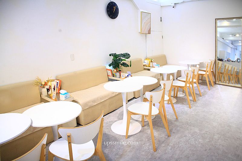 板橋甜點【囍甜日式舒芙蕾專賣店】板橋車站咖啡廳，純白老宅網美氛圍