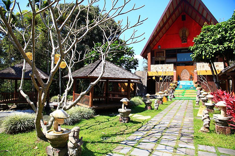 南投美食【烏布雨林峇里島主題餐廳】南投魚池山林秘境南洋料理景觀餐廳