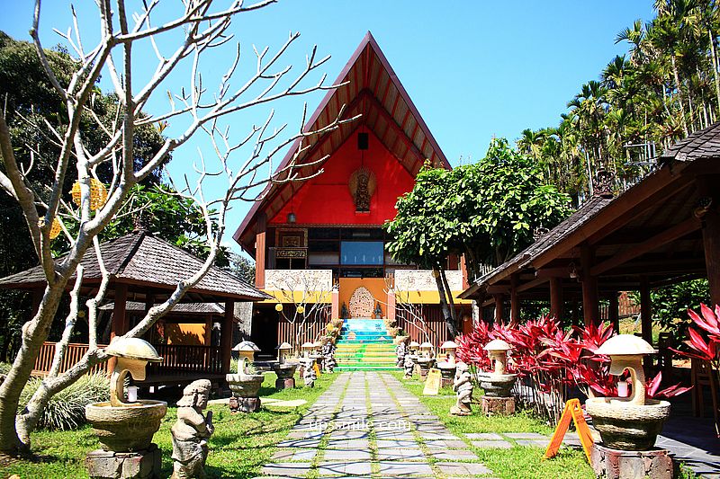 南投美食【烏布雨林峇里島主題餐廳】南投魚池山林秘境南洋料理景觀餐廳