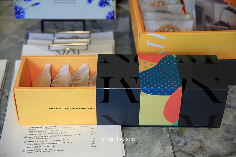 台北捷運信義安和站咖啡廳【Nomzie】台北甜點名店美式軟餅乾伴手禮