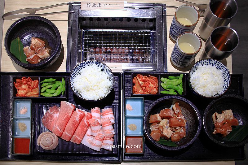 桃園美食【燒島屋燒肉】桃園一人燒肉料理餐廳，有雞湯與飲料喝到飽