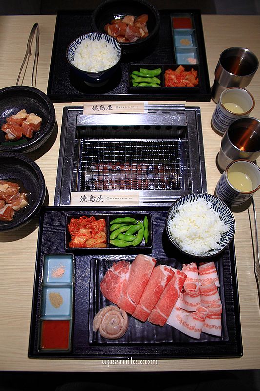 桃園美食【燒島屋燒肉】桃園一人燒肉料理餐廳，有雞湯與飲料喝到飽