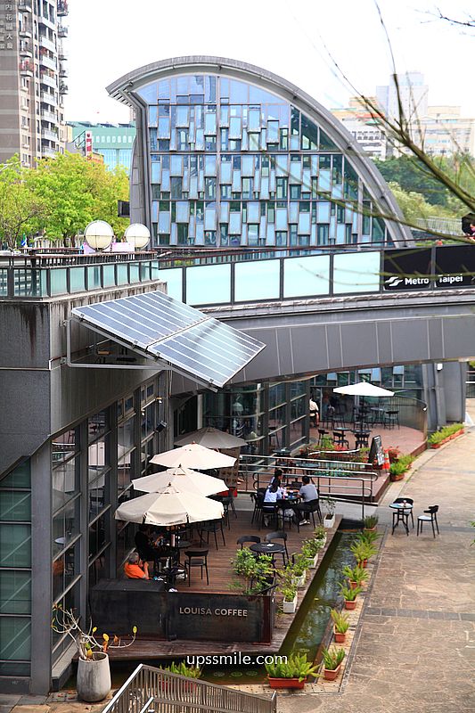 路易莎大安森林公園店【北捷咖啡大安森林店】路易莎森林系玻璃屋不限時咖啡廳