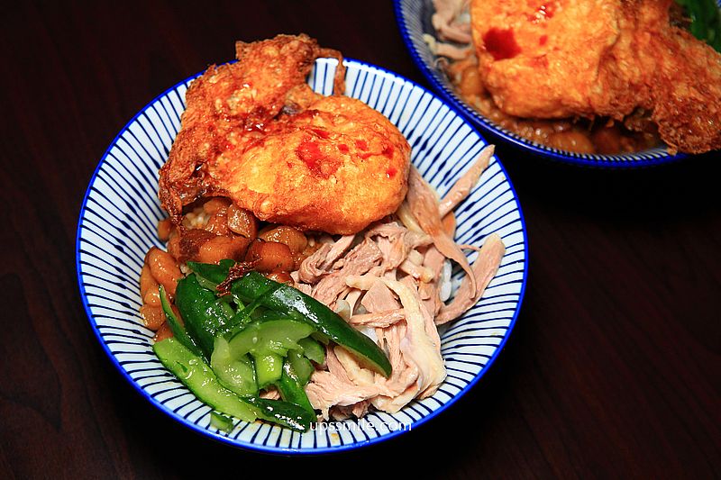 新竹美食【鼎鴨鴨肉飯竹北總店】竹北必吃超強炸蛋鴨肉飯，新竹滷肉飯與鴨肉推薦